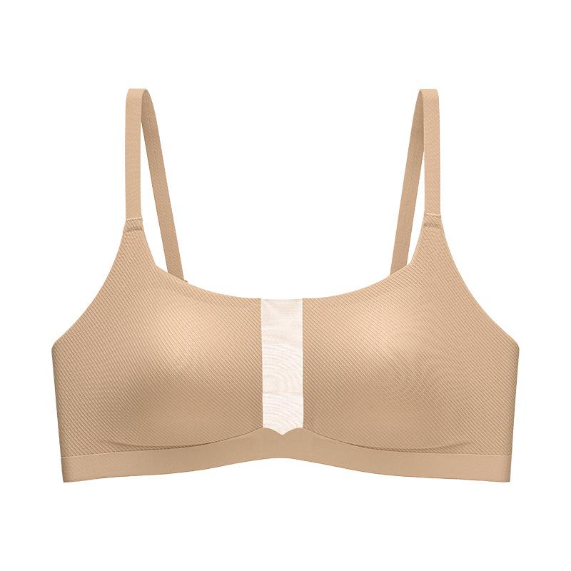 Thin seamless underwear women's big breasts are small and thin without steel rings, small ears, sub-breasts, anti-sagging large size bra cover