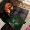 Tree Life Yggdrasil Pillow Covers Cartoon Sofa Decorative Home Doublesided Printing Short Plush Cute Cushion Cover
