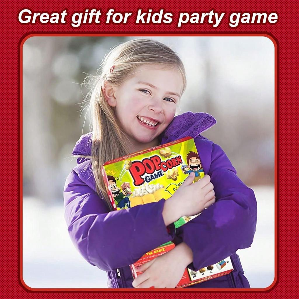 Gioco da Tavolo Popcorn Pop Up Gioco da Tavolo per Feste in Famiglia Giocattoli per Bambini Giochi di Natale e Giochi da Tavolo Creativi per Bambini e Bambine 3+