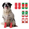 2-pack Jul Vinter Hundstrumpor Varma Hundstrumpor Valpar Utomhus Tasskydd för Husdjursutklädnad