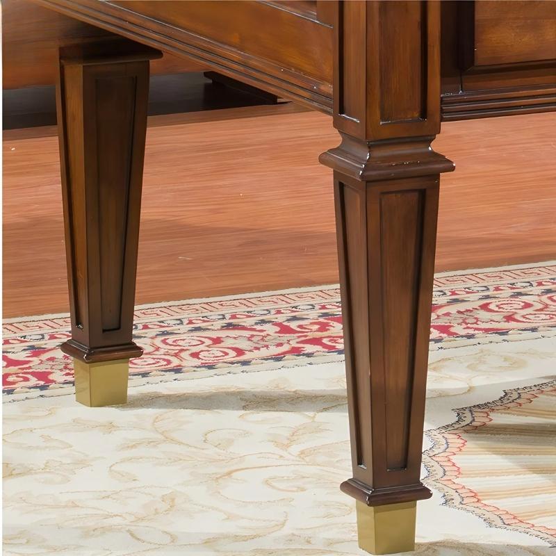 4 Stück Quadratische Konische Messing Beinspitzen Kappen Für Mid-Century Stuhl Tisch Tee Kaffee Bar Bein Füße