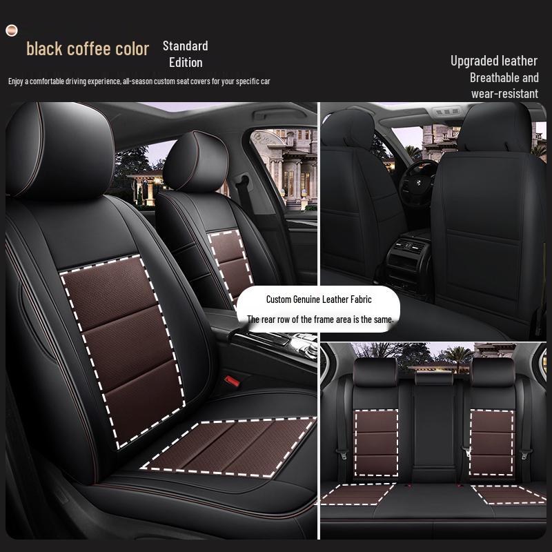 Custom-Made, All-Season, Thicker Car Seat Covers for New and Old Models, Full-Coverage