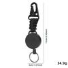 Outdoor Antitheft Keychain Tool Retractable Pull Badges Holder Steel Wire Rope Buckles Key Holder Chain Enduring