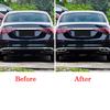 Black / Silver Rear Dual Exhaust Pipe Sticks Covers For Mercedes Benz S class W221 W222 C217 A217 S400L S450L S500L
