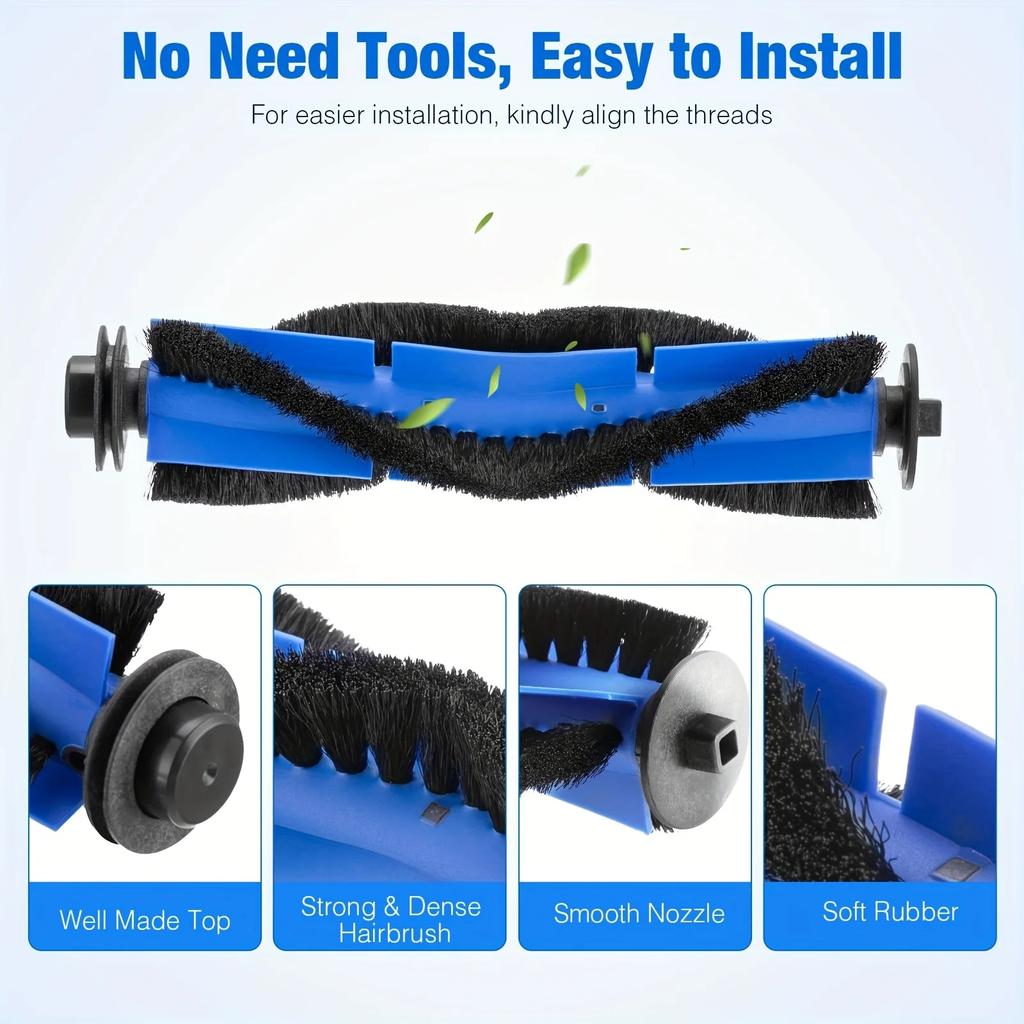 HOME TIMES 18 Pcs Replacement Parts Accessories Kit for Eufy RoboVac 11S,15C,30,30C,12,35C Vacuum Filters