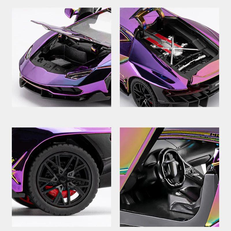 1/24 Lamborghini Aventador LP700-4 Alloy Miniature Car Diecast Metal Scale Car Model Collection Children Toy Car Vehicles Gift