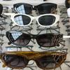 Glasses UV protection cat eye sunglasses women's small fragrant sunglasses concave shape trendy shot retro American ins