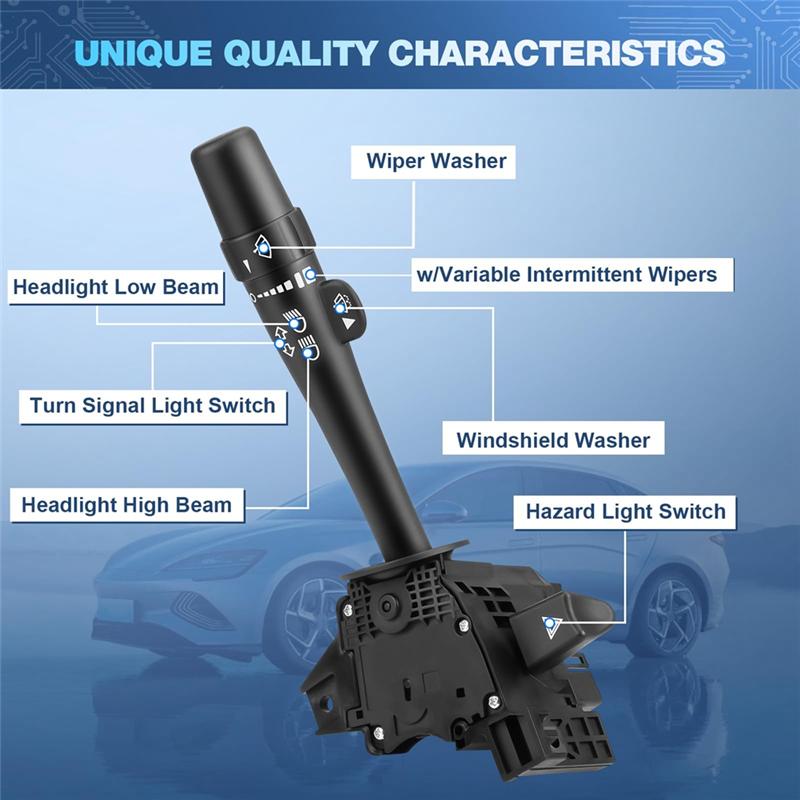 

Turn Signal Switch 15289426 10349752 D6205E For Chevy Impala 2006-2013 Impala Limited 2014-2016 Monte Carlo 2006-2007 чорний