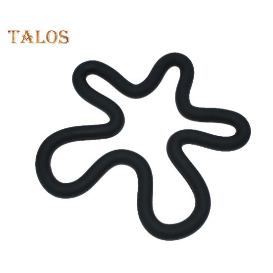 

Гибкие силиконовые изолированные салфетки, устойчивые к высоким температурам, легко чистящиеся, бытовые кухонные коврики неправильной формы чёрный