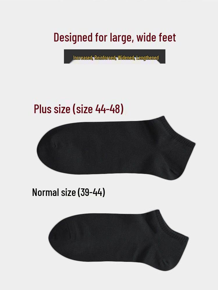 6 Pairs Men's Large Seamless Sweat-Absorbing Odor-Resistant Mid-Calf Socks for Autumn/Winter