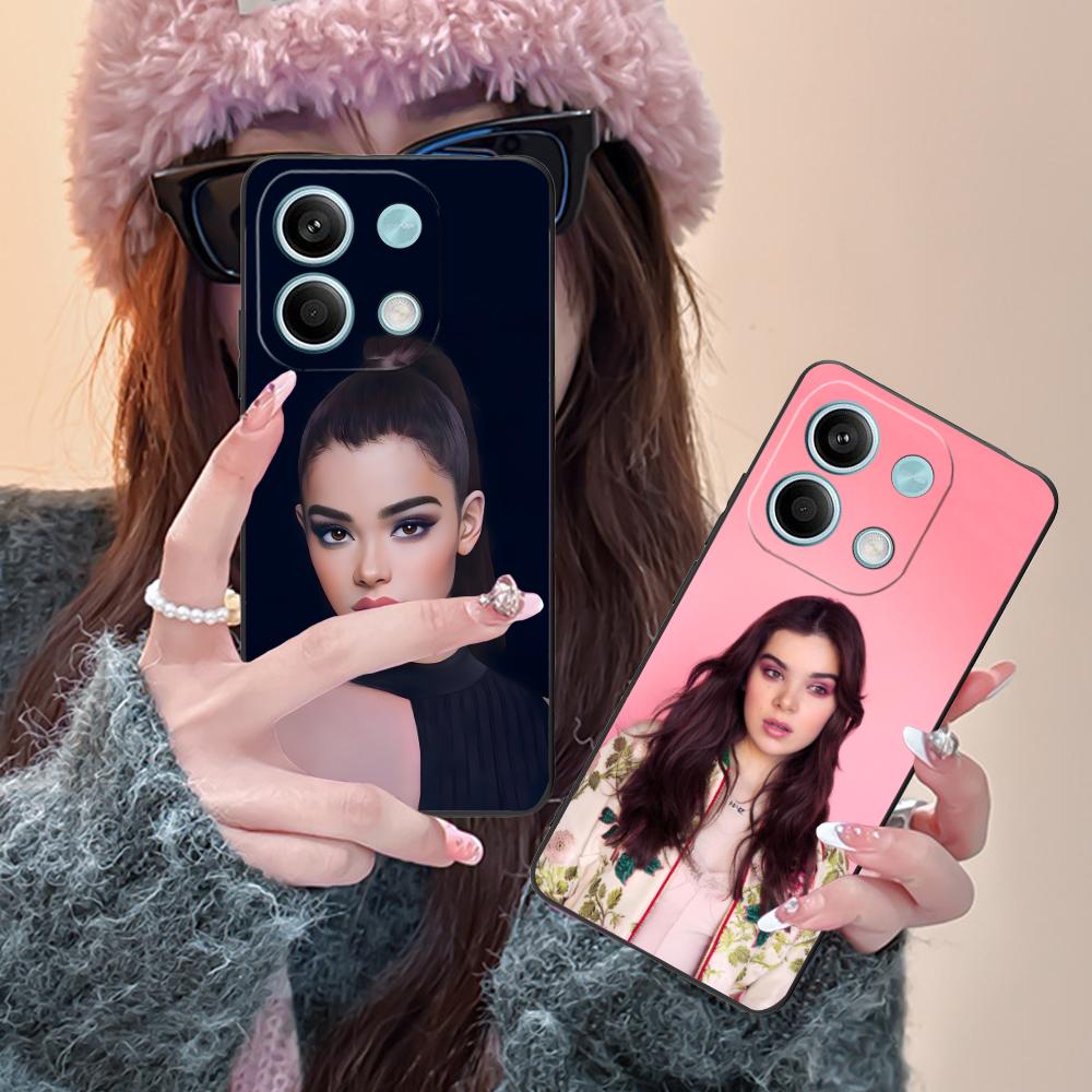 Hailee Steinfeld Matte TPU Mobile Phone Case for Xiaomi Redmi 15 14 13 12 A5 3 2 1 C Plus 4G 5G Colorful Printing Cover