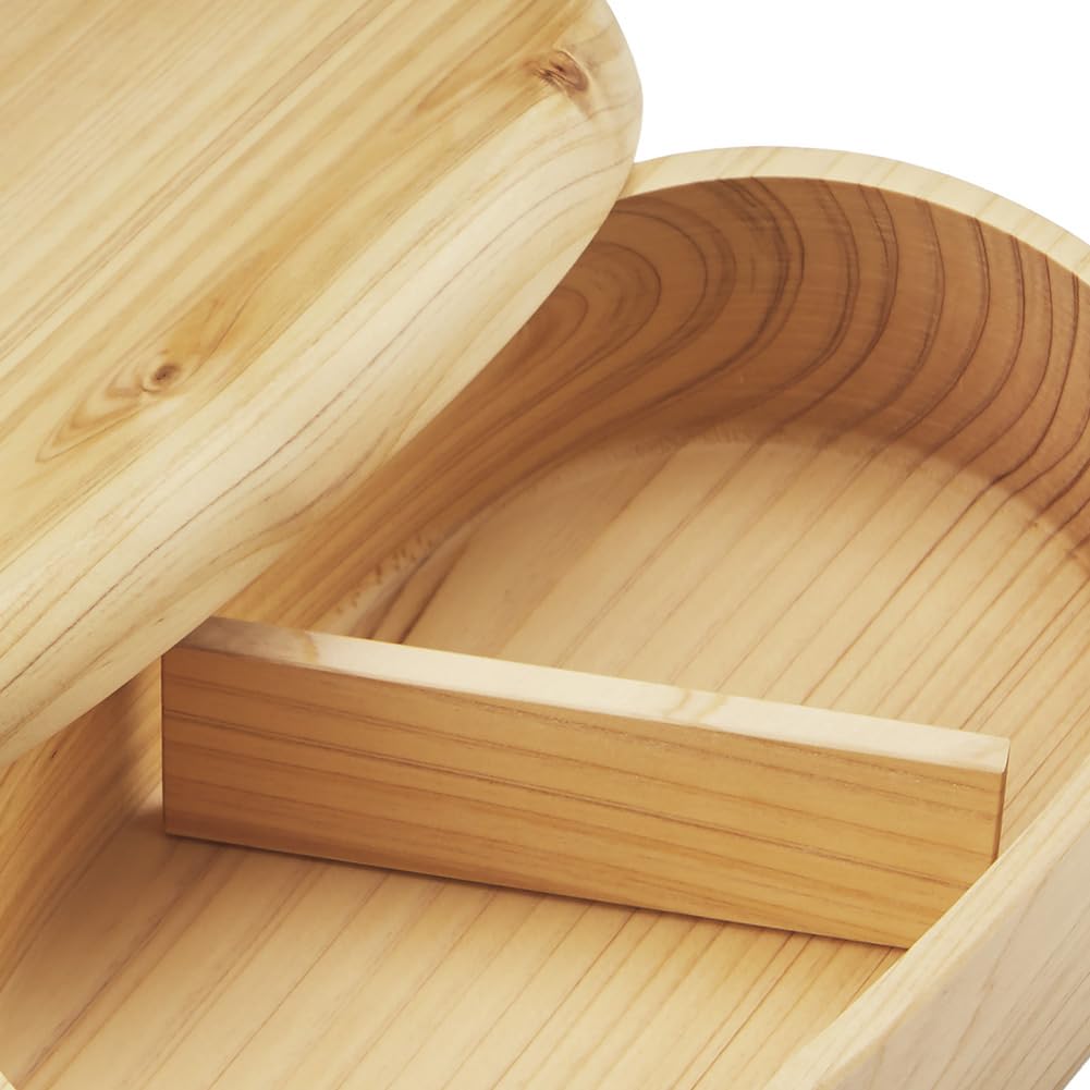 Alphax Bento Box, Magewappa, 480ml, Wooden Hinoki Oval, AP-913290