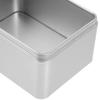 Sturdy Tinplate Storage Box Medium Space Saving Portable Organizer for Sewing Accessories Craft Supplies Photo Storage Cards