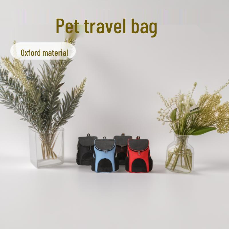 

Portable Foldable Pet Backpack for Cats and Dogs Up to 7 lbs (S) синий