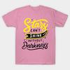 T Shirt Women Stars Cant Shine Without Darkness Harajuku Print Kawaii Tshirt Summer Short Sleeve Female T-Shirt Top Tee