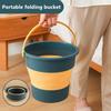 5/10L Portable Foldable Bucket Basin Tourism Outdoor Fishing Camping Bucket Household Cleaning Car Washing Space Saving Bucket