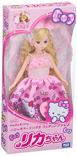 Licca-chan Doll LD-13 Hello Kitty Love Wedding Dress Licca-chan