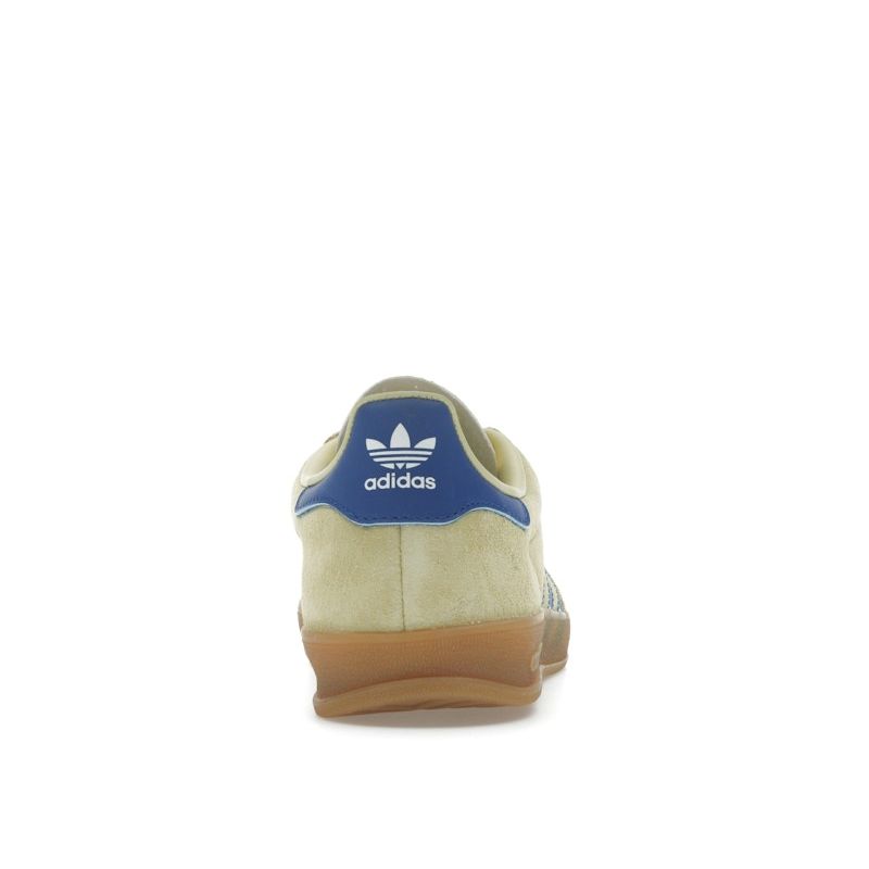 Adidas Gazelle Indoor Pudergelb Königsblau Unisex Sneaker Wolkenweiß JH5406