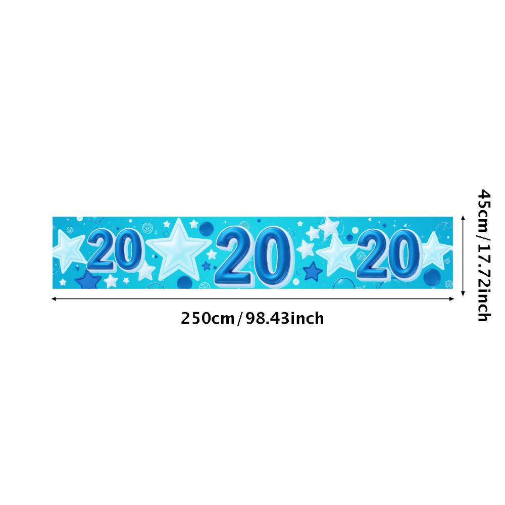 Leaf Decoration 2020 Banner Year Celebration Banner New Year Banner for Indoor Decoration Holiday Decoration New Year Party