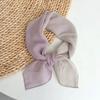 Gradient Cotton-Linen Small Scarf Thin Breathable Summer Neck Protection And Warm Scarf For Women Neckband