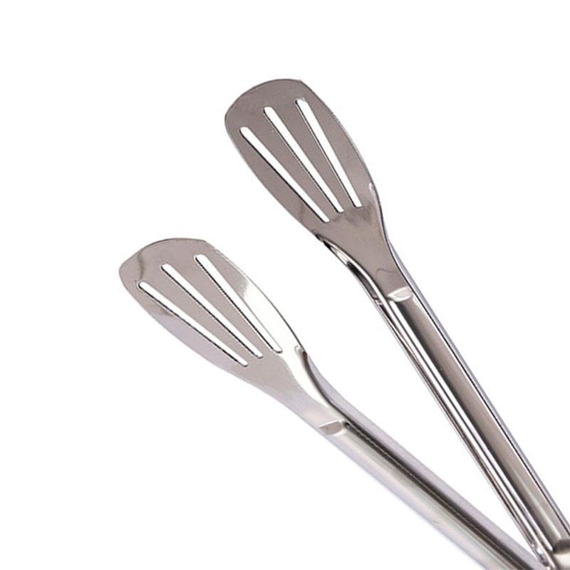 Nowe Ze Stali Nierdzewnej BBQ Bufet Lód Chleb Ciasto Jedzenie Szczypce Klips Przybór Kuchenny Wybierz