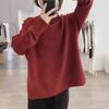 Sweater for Women Autumn Winter Thickened Warm Knitted Stretchy Long Sleeve High-neck Tops