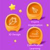 Translucent Kid Montessori Toy Creative Sensory Learning Toy Montessori Table Toys  Home Playroom