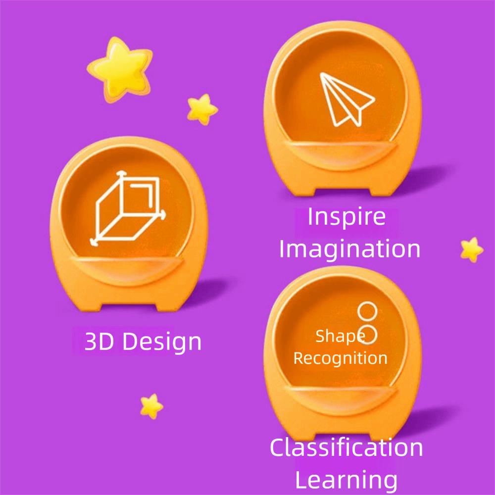 Translucent Kid Montessori Toy Creative Sensory Learning Toy Montessori Table Toys  Home Playroom