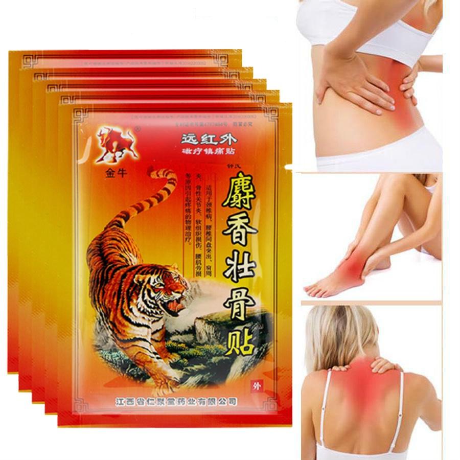 8/16/24/32/40/48PCS Tiger Pain Relief Plaster for Shoulder Neck Back Knee Joint Muscle Pain Relief Health Care