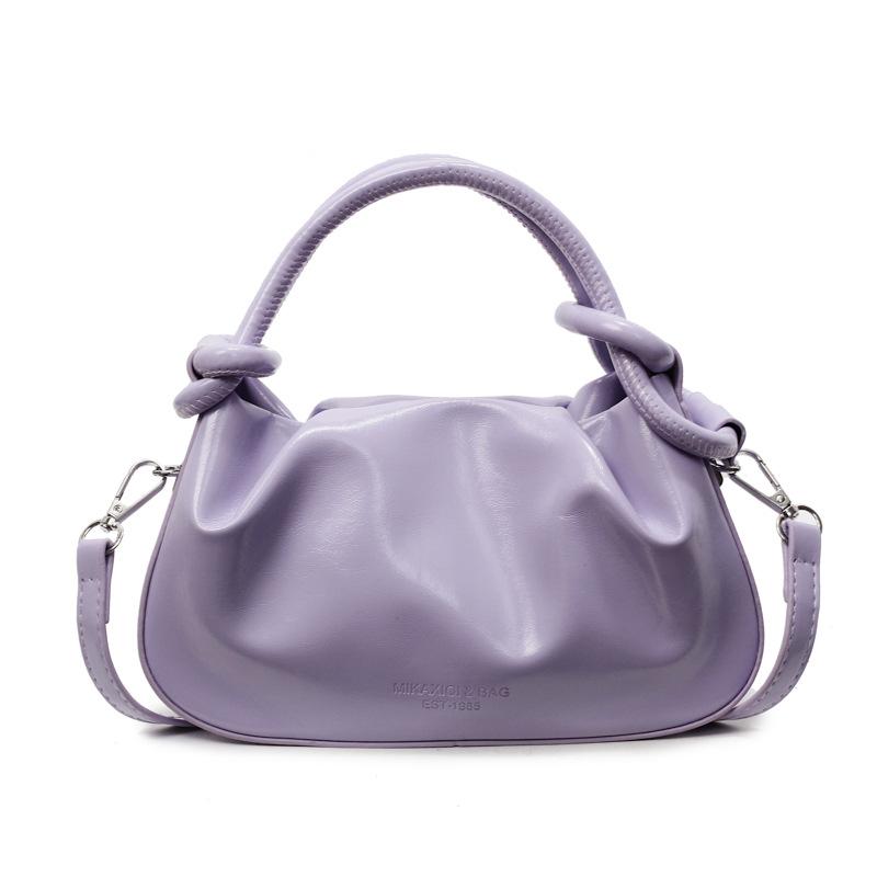 Niche Design Bag Women's New Summer Messenger Bag Portable Pleated Cloud Bag