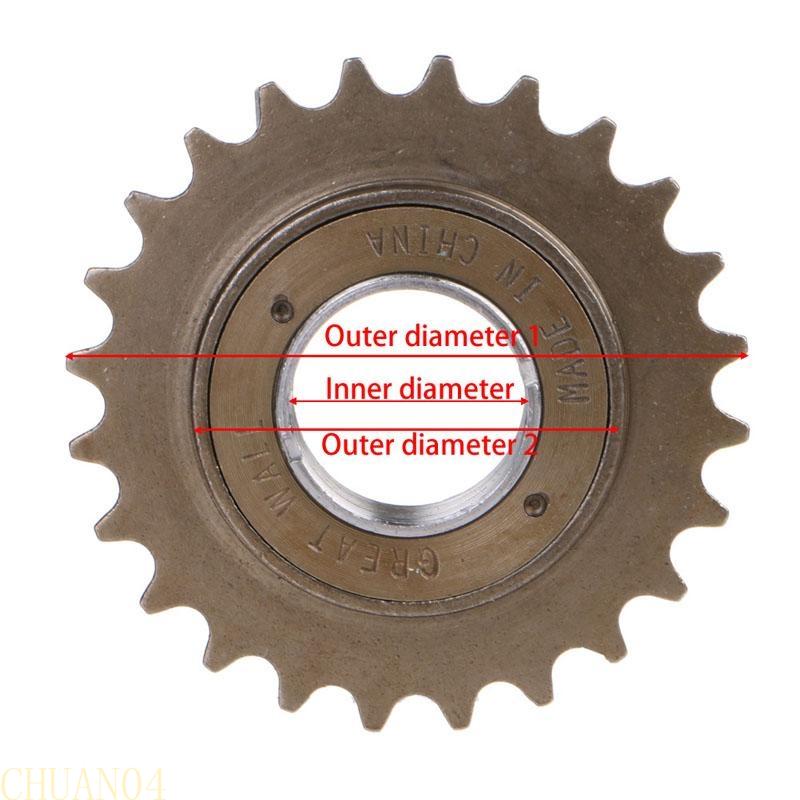 A1A2 BMX Bike Race 16/18/20/22/24T Tooth Single Speed Freewheel Sprocket Part