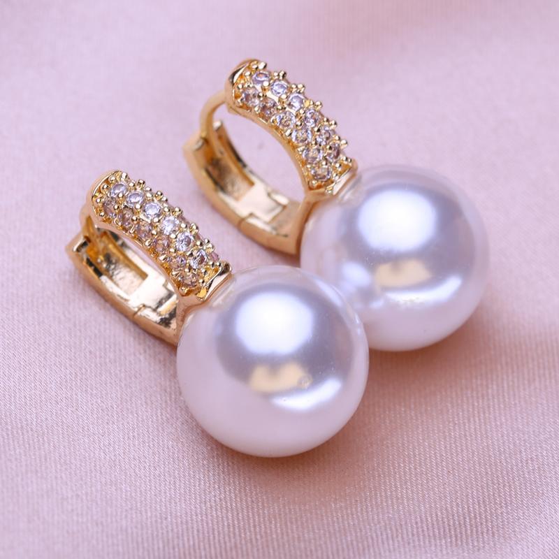 KNIKOO Clip-Ohrringe für Damen, modische Perlenohrringe, Jewerly für Hochzeit, Braut, Party, Ohrringe, Geschenke