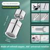 360° Dual Function Anti-splash Bubbler Kitchen Tap Aerator Bathroom Rotatable Extension Faucet Filter Dual Mode Bubbler Nozzle