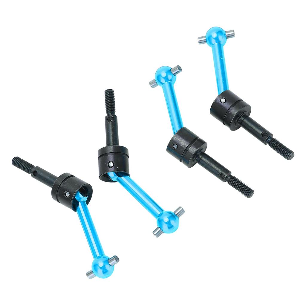 MEAPUXIN 4Pcs Universal Drive Shafts, 70mm CVD Drive Shafts, Aluminum Alloy, Upgrade Parts for TT02 110 RC Car, Durable Design, Easy Installation