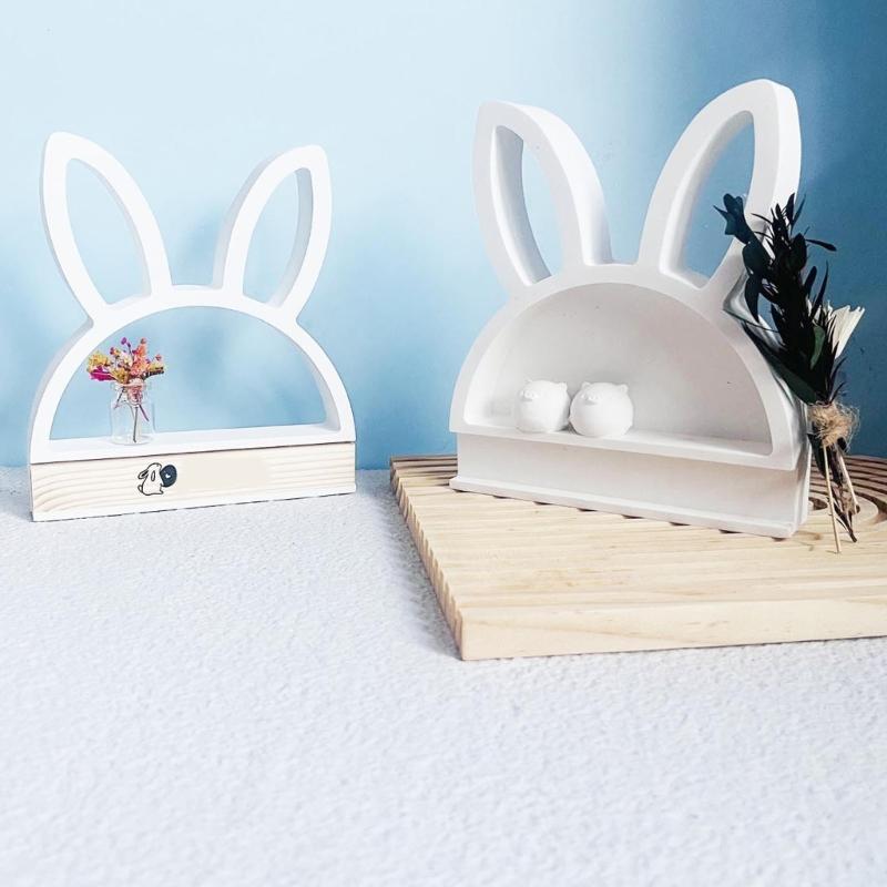 Unique Rabbit Head Shape Mold Innovative Ornament Moulds for Crafting Enthusiasts Hand-Making Resin or Plaster Projects