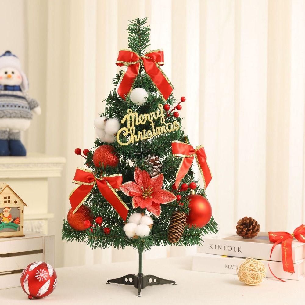 Mit LED-Licht Künstlicher Weihnachtsbaum Tannenzapfen Tisch-Kiefer Weihnachtsbaum Tischschmuck