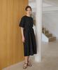 Unis Crease Black String Dress