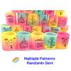 12pcs Happy Birthday Theme Spring Rainbow Magic Fidget Stress Coil Mini Springs Bulk Finger Creative Toys For Party Random Color