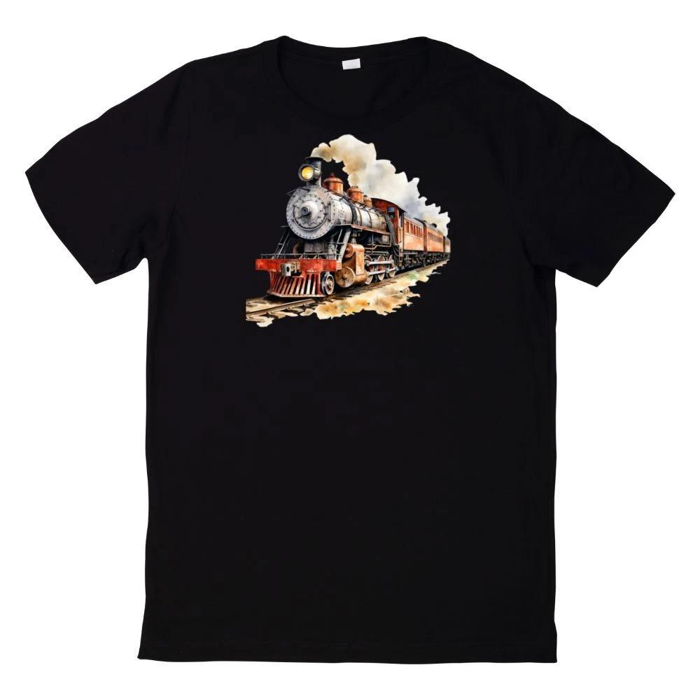 T-Shirt Vintage Zug Aquarell Motiv XS