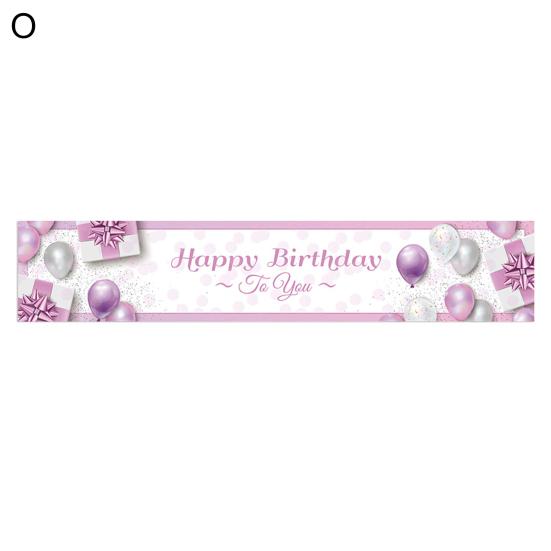 Tischläufer, waschbar, für mehr Tischatmosphäre, Oxford-Bankett, Happy Birthday, Party-Tuch, Heimdekoration