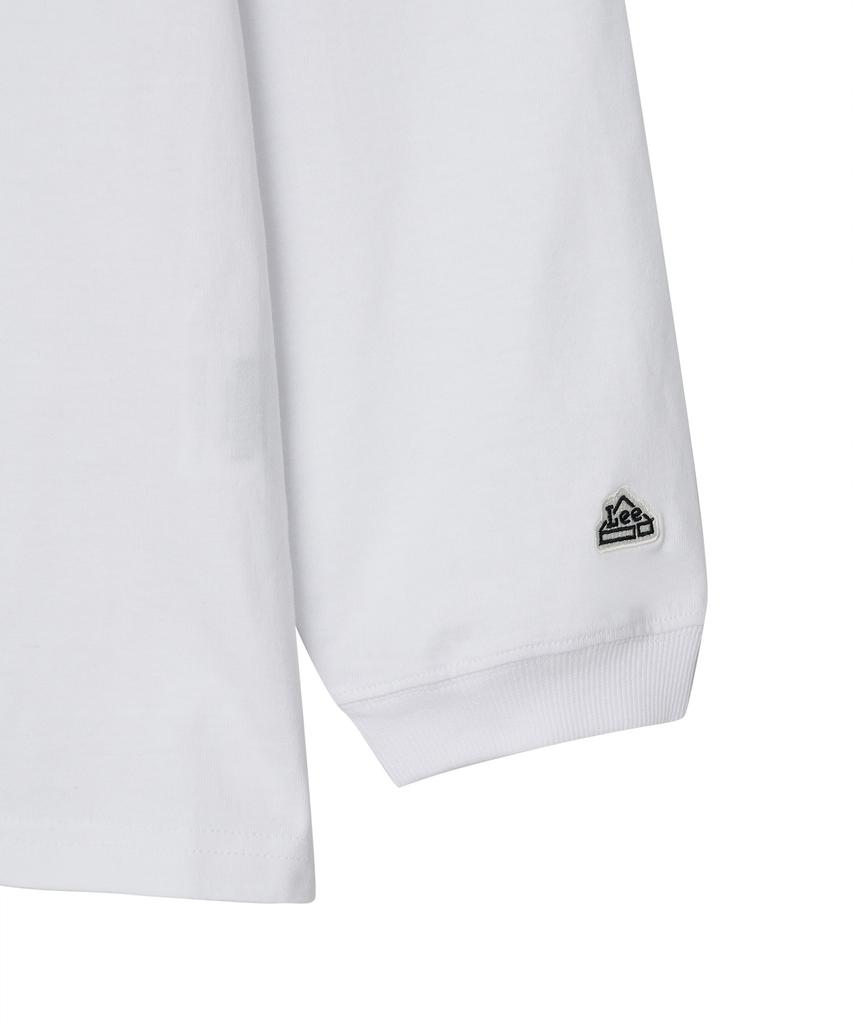 LEE Jeans Graphic Long Sleeve T-Shirt White