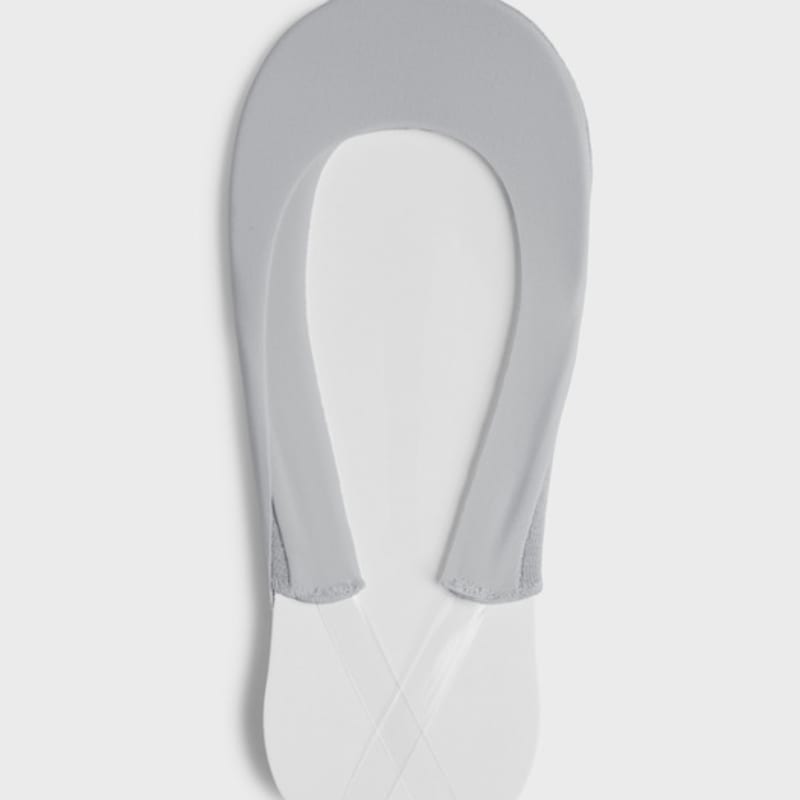 HUGDAY Seamless Transparent Strap Fake Socks