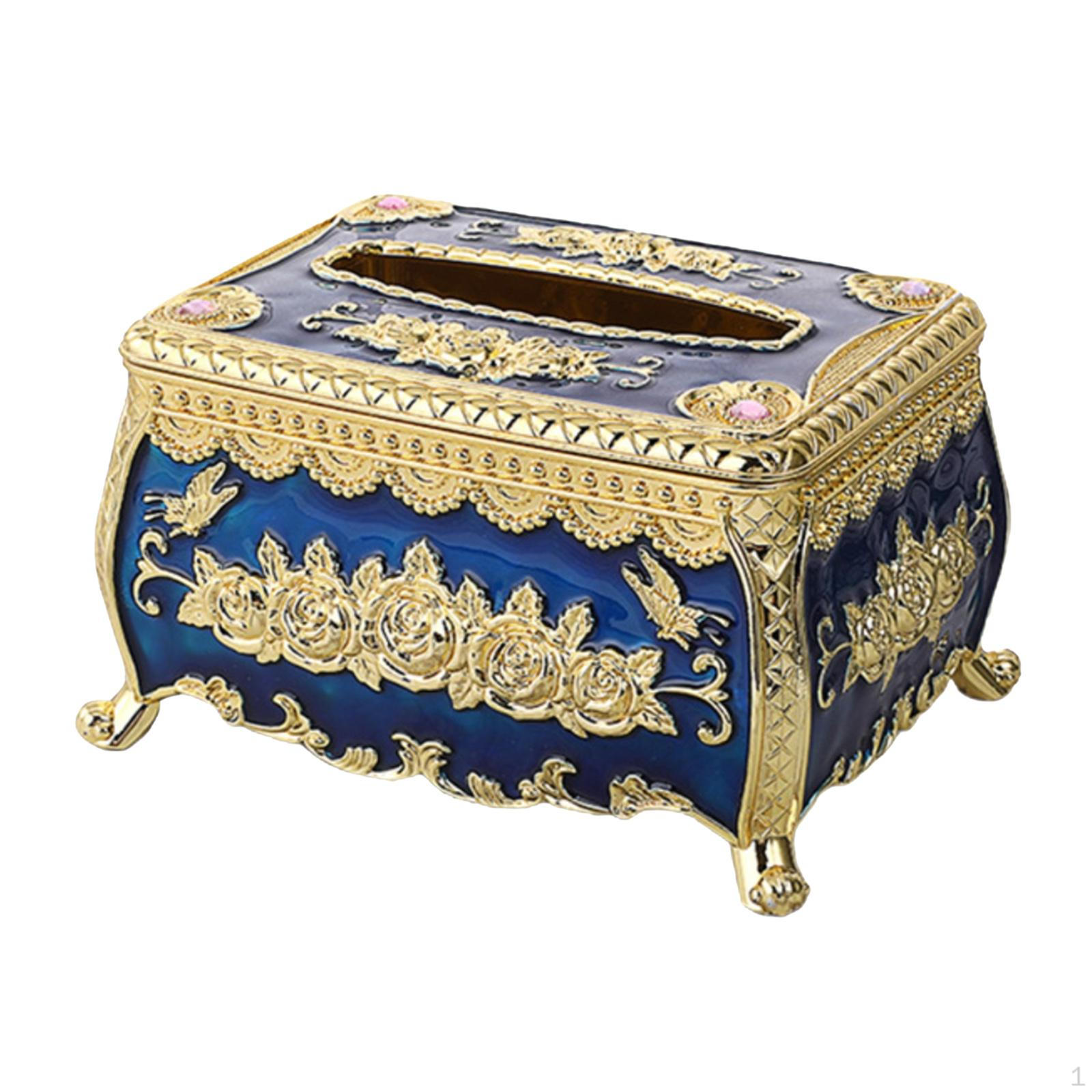 

Роскошный органайзер для салфеток из акриловой ткани для спальни E