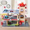 Children's Wooden Parking Lot Toy Set