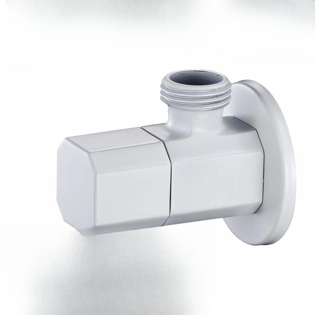 1/2'' European Triangle Valve Hot and Cold Water Stop Universal Retro Angle Valves All Copper Toilet Bathroom