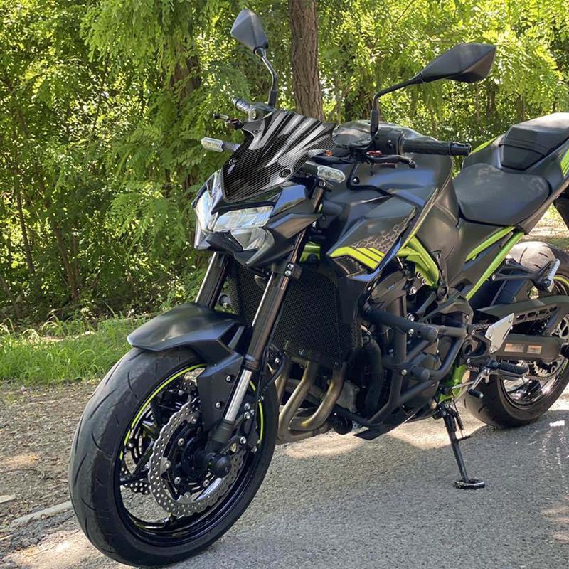 Motorcycle Windshield Windscreen Z900 2017-2019 Wind Shield Screen Deflectors Motorcycle Windshield