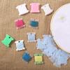 50/100Pcs Plastic Floss Bobbins for Embroidery Floss Organizer Cross Stitch Thread Winder Bobbins Storage DIY Craft Sewing Tools
