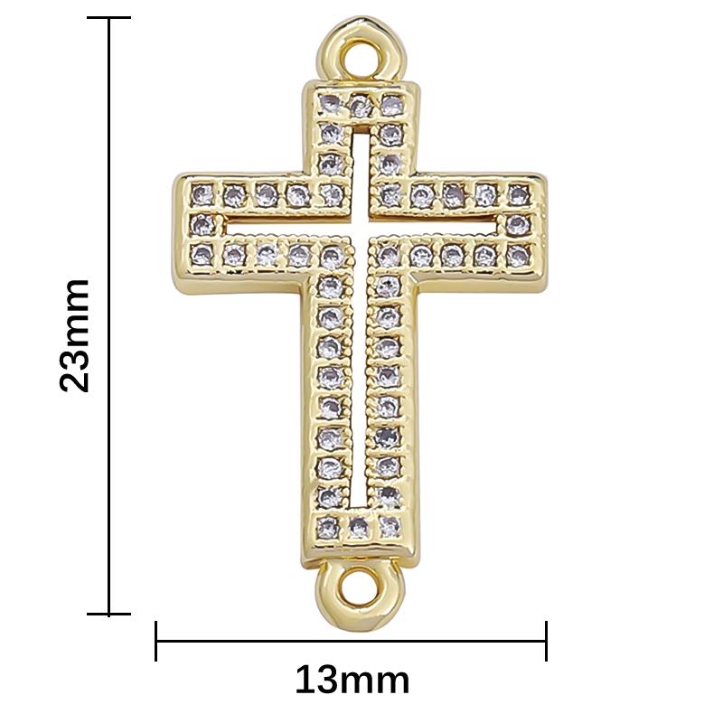 1ks módní měděný spojovací kus pro výrobu šperků DIY náramek náhrdelník