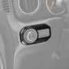 For Jeep Gladiator JT/JL 18-25 Carbon Headlight Lamp Switch Button Cover Trim 1P