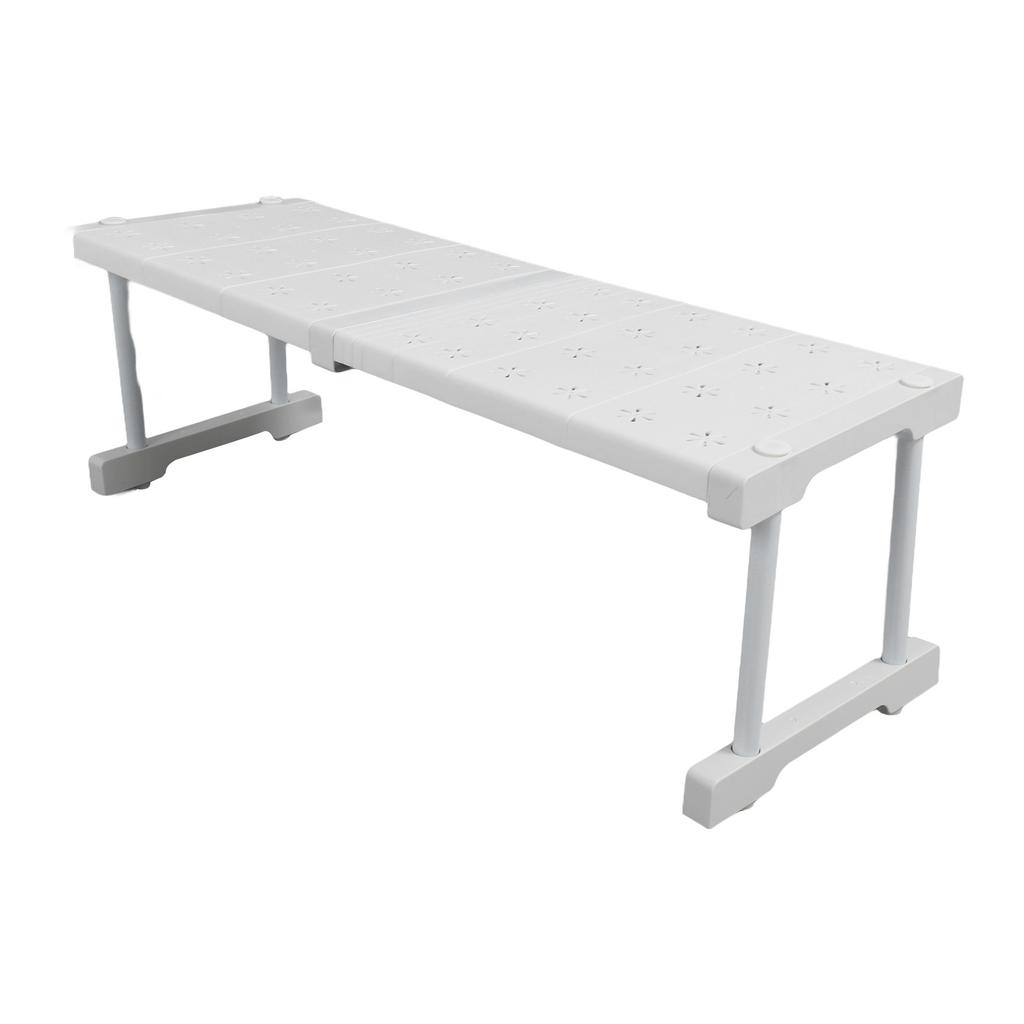 Expandable Closet Shelf Organizer Adjustable Space Saving Wardrobe Sink Tension Shelf 24cm Width 22cm Height